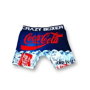 Crazy Boxer Coca Cola "Coke is It!" Men's Boxer Brief (NWOT) - Small
